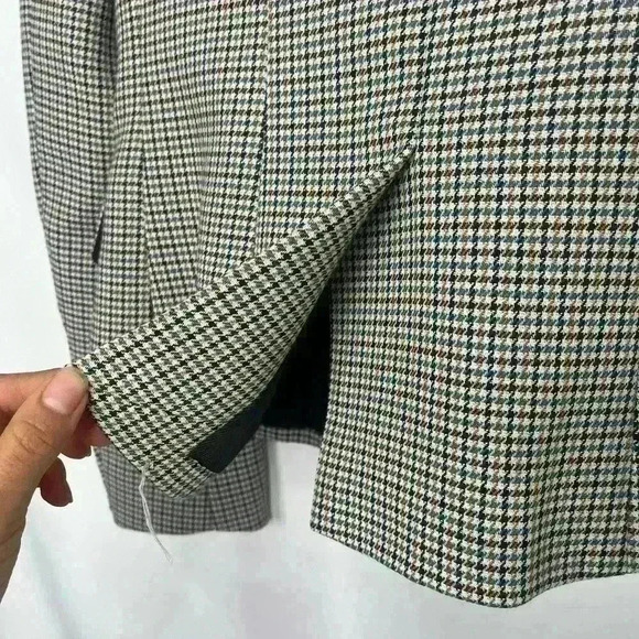 A.L.C Sedgwick Houndstooth Double Breasted Blazer Size 2 - Picture 8 of 13